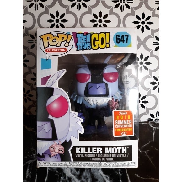 Funko Pop 647 killer moth 2018 summer - Picture 1 of 3